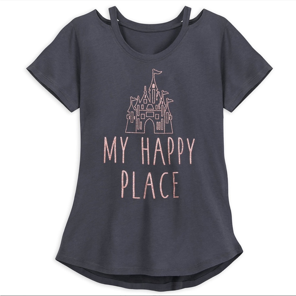 Disney Women's Shirt - Fantasyland Castle T-Shirt - My Happy Place